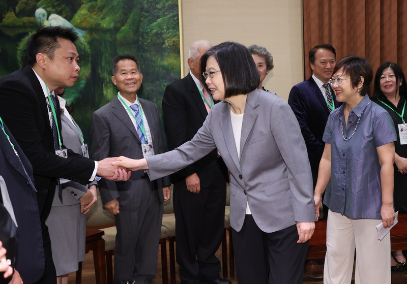 Presiden Tsai Mengalu-alukan Persatuan Persahabatan Perundangan Taiwan-Thai