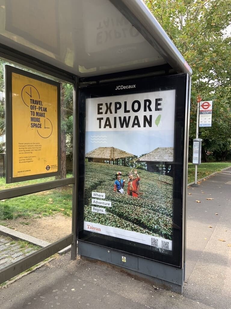 Iklan Pelancongan Taiwan di Bas London Berharap Jumlah Pelancong Antarabangsa Pulih