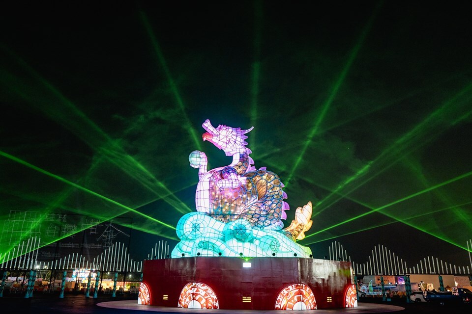 Pesta Tanglung Taiwan 2024 di Tainan.