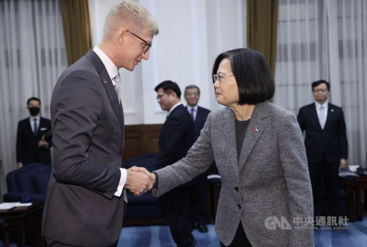 Presiden Tsai: Mengukuhkan Kerjasama dengan Estonia, Membantu Pembinaan Semula Ukraine Secara Berperingkat dan Pragmatik