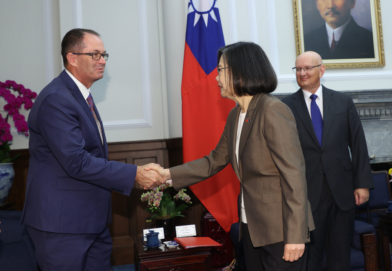 Presiden Tsai Mengucapkan Terima Kasih Sokongan Australia untuk Keamanan dan Kestabilan di Selat Taiwan