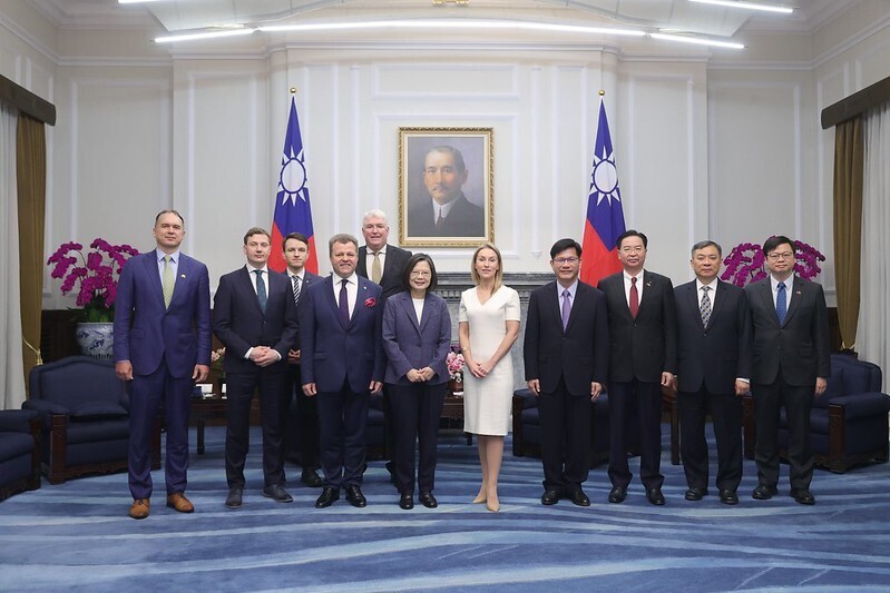Presiden Tsai mengalu-alukan delegasi badan pemikir Lithuania