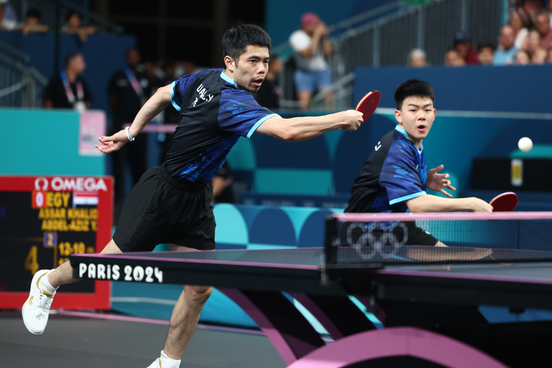 Olimpik Paris / Zhuang Zhiyuan（莊智淵）, Lin Yun-Ju （林昀儒）dan Gao Cheng-Rui （高承睿）Bergabung Kuat, Pasukan Lelaki Pingpong Melangkah ke Suku Akhir