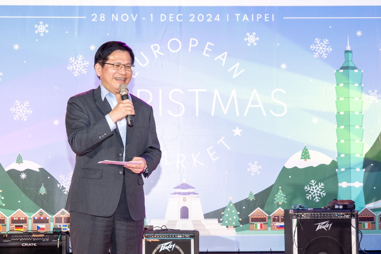 Bazaar Krismas Eropah dilancarkan di Taipei. Lin Chia-Lung: Merapatkan Taiwan dan Eropah