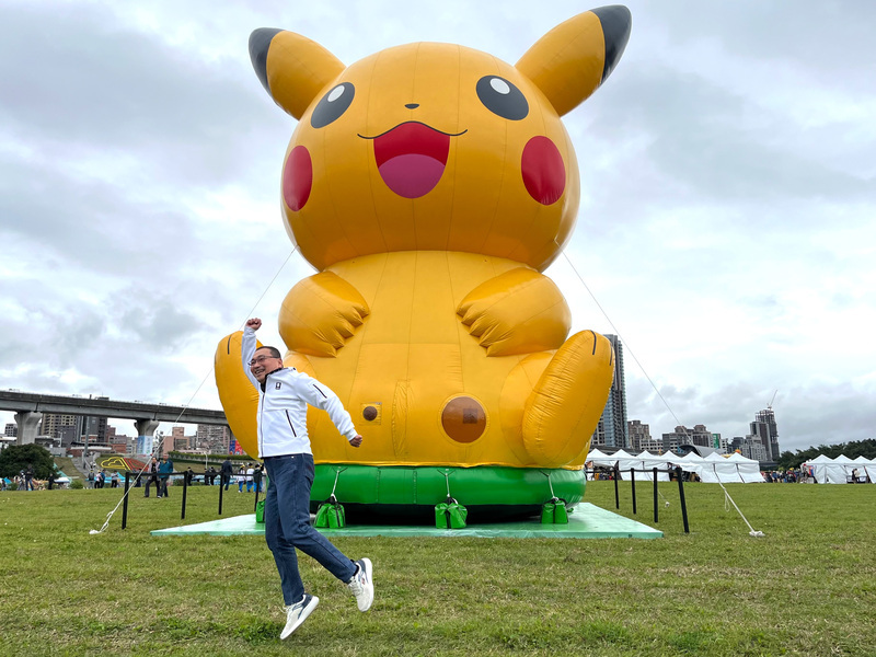 Pokémon Membuat Kepulangan Yang Meriah di Taman Metropolitan, Bandar Taipei Baru.